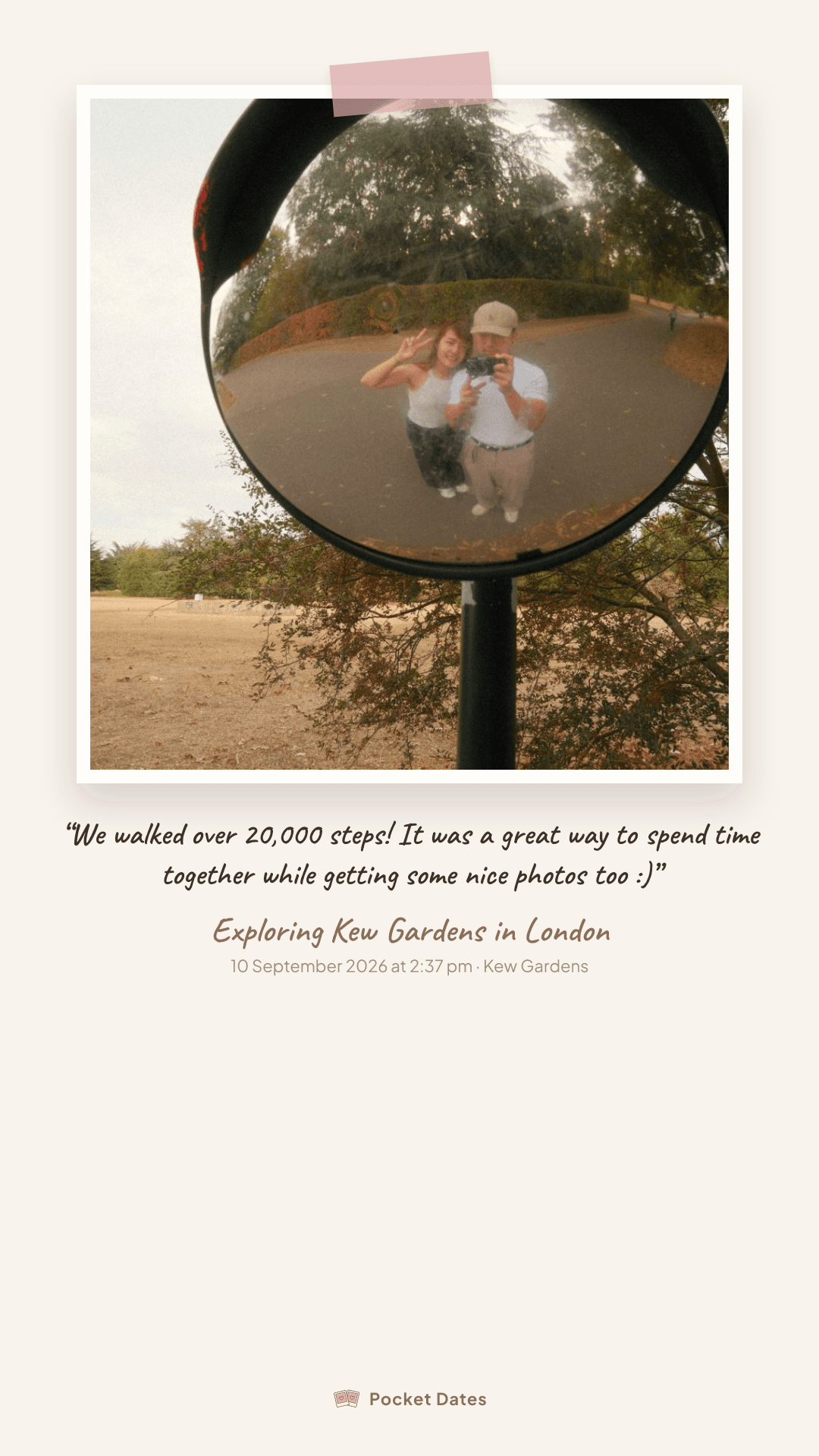 The Scrapbook share card template